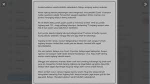 Informasi tentang teks contoh untuk mc pernikahan dalam bahasa jawa halus bisa diadaptasikan dalam walimatul ursy atau ngunduh mantu pasrah temanten (dengan sedikit modifikasi) karena pemakaian kata dang penggunaan kalimat kromo inggil. Ingatkan Bahaya Covid 19 Surat Berbahasa Jawa Halus Ini Diacungi Jempol