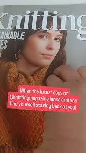 A little while ago I had a visit from @knittingmagazine and the result is a  lovely article about the community of crafters we have built here. , Issue  260 is out now!