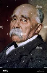 Georges Benjamin Clemenceau (1841-1929), French politician Stock Photo