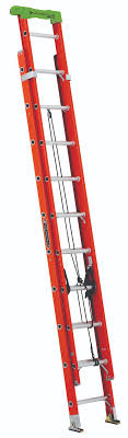 Louisville Ladder 20 Foot Fiberglass Extension Ladder Type Ia 300 Pound Load Capacity L 3022 20pt Louisville Ladder