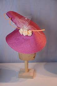 Giulietta Headpiece Painted Hats Red Hat Society Fascinator Hats