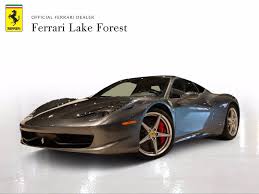 Our cover car is a last year model finished in ferrari's iconic rosso corsa, or racing red. Ferrari 458 For Sale Near Chicago Ferrari Lake Forest In Lake Bluff