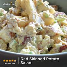 Red Skinned Potato Salad Homemade Potato Salads Recipes Potatoe Salad Recipe