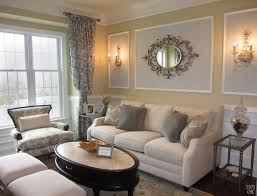 Helen Piteo Interiors Hpi Interior Design Traditional Living Room Light And Airy Framed Mirror And Sconce Traditional Living Room Interior Interior Design