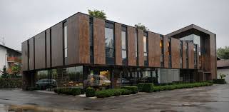 Sitz Des Pichler Buros In Algund Projekt Des Architekten Markus Tauber Promyshlennaya Arhitektura