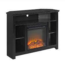 Sei 48 inch chessing electric fireplace with. Forest Gate 44 Rustic Wood Corner Fireplace Tv Stand Bed Bath Beyond In 2021 Corner Fireplace Tv Stand Fireplace Tv Stand Fireplace Tv