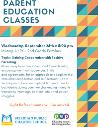 Our certified parent instructor training is perfect for those that want to teach classes for court ordered requirements, child protective services, adoption, probation or simply … Parenting Education Classes Clases De Educacion Para Padres Meridian Public Charter School