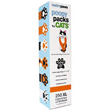 Metro Paws Poopy Packs For Cats Pet Waste Bags 250 Bags Extra Large Earth Friendly Leak Proof Pet Waste Bags 1 Sing Pet Waste Bags Large Bags Cat Litter
