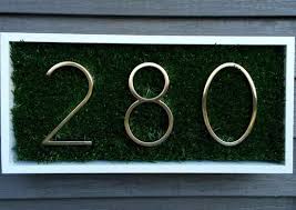 Use a vinyl machine to engrave your house number and names. 10 New Ways To Display Your House Numbers Bob Vila