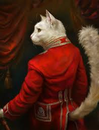 Victorian oil painting based on an image of your pet. Classy Portraits Of Cats Portrayed As Royalty Bored Panda