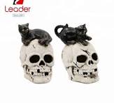Cabeza de calavera de poliresina para decoración del hogar y ...