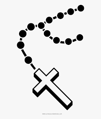 A catholic prayer rosary helps you count the holy rosary prayers. Rosary Coloring Page Rosario Png Transparent Png Transparent Png Image Pngitem