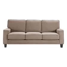 The dinah collection settee would make athe dinah collection settee would make a splendid addition to your home with its sophisticated look and modern design. 77 Palisades Track Arm Fabric Sofa With Storage Soft Tan Serta Target