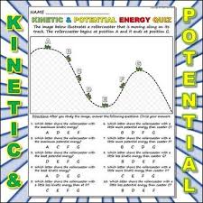 Worksheet Kinetic Vs Potential Energy 2 Kinetic And Potential Energy Potential Energy Kinetic Energy