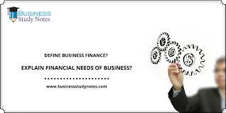 What is financing for entrepreneurs? Business Finance Definition Financial Needs Of Business
