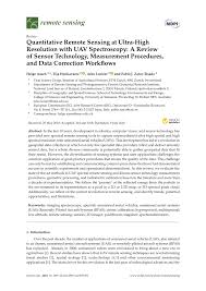For example, light enters your eye (imaging system), passes to the retina where it is detected (sensing system). Pdf Quantitative Remote Sensing At Ultra High Resolution With Uav Spectroscopy A Review Of Sensor Technology Measurement Procedures And Data Correction Workflows