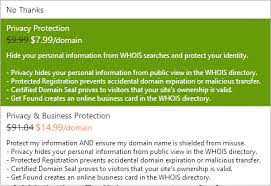 What Is The Difference Between Privacy Protection And Privacy And Business Protection In Godaddy Webmasters Stack Exchange
