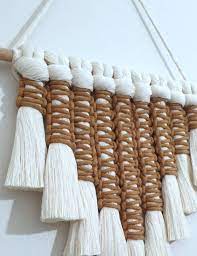 Big canvas paintings for home decor. Macrame Wall Hanging Unique Christmas Gift For Her Chunky Copper Bohemian Wall Decor Valentines Day Gift For Her Mothers Day Gift Macrame Wall Hanging Macrame Wall Art Macrame Wall