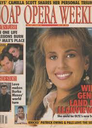 Soap Opera Weekly May 29, 1990 GENIE FRANCIS-CAMILLA SCOTT-JILL LARSON-RKK  QUITS