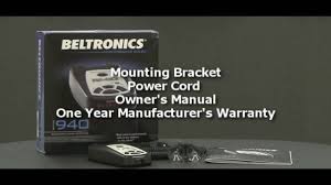 Uniden dfr1 long range laser and radar detection, 360° protection, city and highway modes. Beltronics Vector 940 Radar Detector Quick Summary Youtube