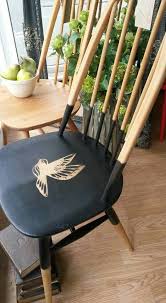 An Old Ercol Quaker Chair Repurposed Www Facebook Com Paintedladyswindon Chaircomedores Chairs Repurposed Dining Chair Makeover Painted Chairs