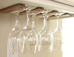 How To Make A Wine Glass Rack Diy Wine Glass Rack Diy Wine Glass Wine Glass Storage