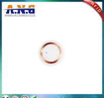 13.56MHz Etiqueta de moneda RFID redonda transparente de PVC ...