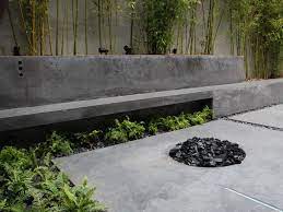 What Can You Make With Concrete Poured Concrete Patio Concrete Garden Concrete Garden Bench