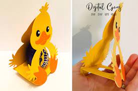 Download Duck Easter Egg Holder Graphic Free 3d Svg Linkedgo Vinyl