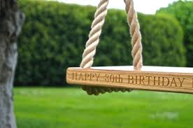 Tree swings personalised for children and adults. Wooden Garden Swings For Adults Children Makemesomethingspecial