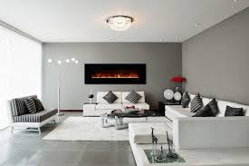 This sturdy electric fireplace tv stand offers a classic look and a 5000 btu powerful heating system to make the. Best Wall Mount Electric Fireplace Ideas In Living Room Contemporary Living Room New York By Modern Blaze Houzz