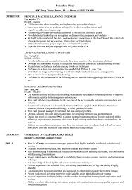 machine learning engineer resume