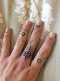 What does stick and poke tattoo mean? Photo Gallery For Stick N Poke Tattoos And Hand Poked Tattoos Small Finger Tattoos Hand Poked Tattoo Finger Tattoos