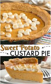 Sweet Potato Custard Pie Recipe Sweet Potato Pie Easy Dessert Pie Recipes Sweet Potato Pies Recipes