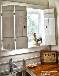Pin By Marti Mcallister On Build Me Indoor Shutters Farmhouse Kitchen Decor Rustic Shutters