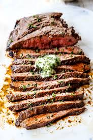 London Broil With Herb Butter Juicy Tender Flavorful Every Time In 2020 London Broil Tender Steak Beef Steak