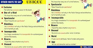 Unique Synonym The List Below Provides Different Ways To Say Unique In English With Their Meaning And Unique Synonym Vocabulary Words Learn English Vocabulary