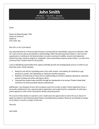 Pharmaceutical Product Licensing Cover Letter