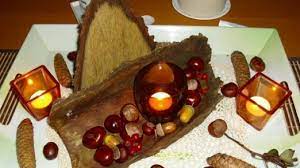 Möchten sie eine solche deko basteln, benötigen sie auch eulen können sie als frühlingsdeko basteln mit naturmaterialien, indem sie holzscheiben verwenden. Herbst Tischdeko Aus Naturmaterialien Selber Machen Frag Mutti