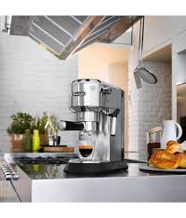 Hometronix 4 bar coffee maker machine espresso latte cappuccino stainless steel. Delonghi Dedica Espresso And Cappuccino Machine Ares Kitchen And Baking Supplies