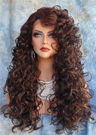 Gorgeous Long Curly Mix Color 4 27 Celebrity Wig Womens