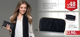Siyah Ve Altin Rengi Ile Sik Ve Kullanisli 12 90 Tl Guzellik Aksesuar Cuzdan Kadin Outlet Oriflame Indirim Kampanya Kadin Guzellik Cuzdan