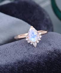 This beautiful designer moonstone ring is handcrafted and made by 925 sterling silver with high polish gold plated. Moonstone Engagement Ring Unique Rose Gold Engagement Ring Etsy In 2021 Vintage Engagement Rings Unique Rose Gold Engagement Ring Vintage Rose Gold Engagement Ring Etsy