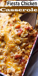 2 weeks ago at a dinner party i made the following, compiled from about 4 or 5 different seafood recipes. Fiesta Chicken Casserole Recipes Chicken Recipes Casserole Casserole Recipes