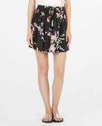 100% polyester doublure en viscose. Jupe Courte Et Fluide Noir 690377899i03 Pimkie