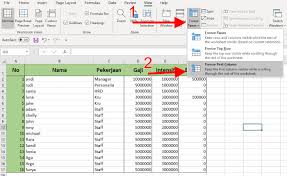 Bagaimana cara mendesain slide powerpoint yang bagus untuk sidang skripsi, tesis atau disertasi seperti di atas, silakan klik link berikut: Cara Freeze Pane Di Microsoft Excel