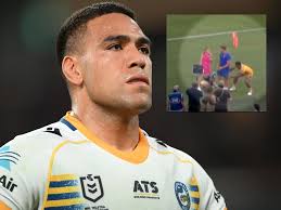Joe Ofahengaue's childish sideline antics in front of a TV reporter have  gone down like a lead balloon with Eels coach Jason Ryles and club bosses.  The Tackle reveals how Parramatta reacted