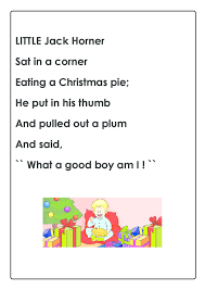 Set page margins to zero if you have trouble fitting the template on one page (file. Little Jack Horner Nursery Rhyme Kidspressmagazine Com