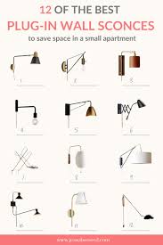 ©2021 cost plus world market. 12 Stylish Plug In Wall Sconces Jess Obsessed