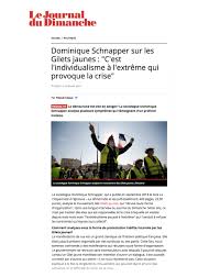 Dépassé par les événements le samedi 22/03/19, pour l'acte 19 des gilets jaunes, jupiter a annoncé que l'armée viendrait renforcer le dispositif : Dominique Schnapper Sur Les Gilets Jaunes C Est L Individualisme A L Extreme Qui Provoque La Crise Institut D Etudes Avancees De Paris